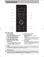 Preview for 12 page of Panasonic NN-SD38HS Operating Instruction And Cook Book