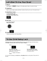 Preview for 13 page of Panasonic NN-SD38HS Operating Instruction And Cook Book