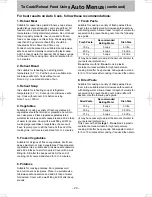 Preview for 20 page of Panasonic NN-SD38HS Operating Instruction And Cook Book