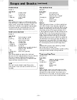 Preview for 33 page of Panasonic NN-SD38HS Operating Instruction And Cook Book