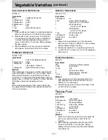 Preview for 43 page of Panasonic NN-SD38HS Operating Instruction And Cook Book