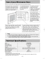 Preview for 49 page of Panasonic NN-SD38HS Operating Instruction And Cook Book