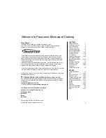 Preview for 3 page of Panasonic NN-SD446 Operation And Cooking Manual