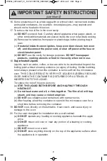 Preview for 4 page of Panasonic NN-SD654B Owner'S Manual