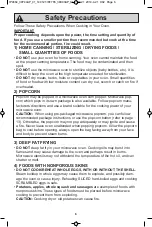 Preview for 8 page of Panasonic NN-SD654B Owner'S Manual