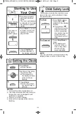 Preview for 13 page of Panasonic NN-SD654B Owner'S Manual