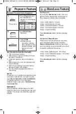 Preview for 15 page of Panasonic NN-SD654B Owner'S Manual