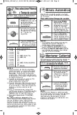 Preview for 46 page of Panasonic NN-SD654B Owner'S Manual