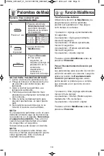 Preview for 47 page of Panasonic NN-SD654B Owner'S Manual