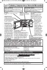 Preview for 60 page of Panasonic NN-SD654B Owner'S Manual