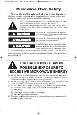 Preview for 3 page of Panasonic NN-SD664 Operating Instructions Manual