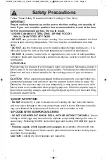 Preview for 9 page of Panasonic NN-SD664 Operating Instructions Manual