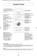 Preview for 14 page of Panasonic NN-SD664 Operating Instructions Manual