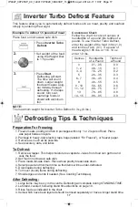 Preview for 19 page of Panasonic NN-SD664 Operating Instructions Manual