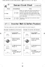 Preview for 24 page of Panasonic NN-SD664 Operating Instructions Manual