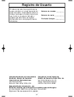 Preview for 33 page of Panasonic NN-SD667 Instrucciones De Operación