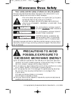 Preview for 3 page of Panasonic NN-SD670S Operating Instructions Manual