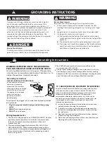 Предварительный просмотр 6 страницы Panasonic NN-SD67NS Manual