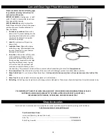 Предварительный просмотр 20 страницы Panasonic NN-SD67NS Manual