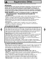 Preview for 8 page of Panasonic NN-SD681S (Spanish) Instrucciones De Operación