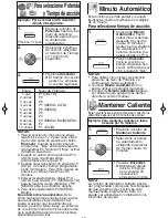 Предварительный просмотр 14 страницы Panasonic NN-SD681S (Spanish) Instrucciones De Operación