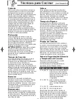 Preview for 27 page of Panasonic NN-SD681S (Spanish) Instrucciones De Operación