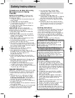 Preview for 2 page of Panasonic NN-SD686S Operation Manual