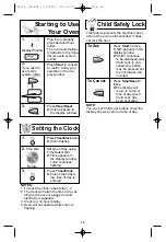 Предварительный просмотр 12 страницы Panasonic NN-SD688 Operating Instructions Manual