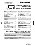 Preview for 1 page of Panasonic NN-SD688S Operating Instructions Manual