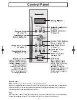 Preview for 11 page of Panasonic NN-SD688S Operating Instructions Manual