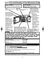 Preview for 25 page of Panasonic NN-SD688S Operating Instructions Manual