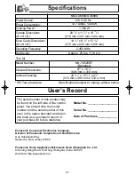 Preview for 29 page of Panasonic NN-SD688S Operating Instructions Manual