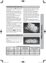 Preview for 39 page of Panasonic NN-SD691S Operation And Cooking Manual