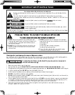 Preview for 3 page of Panasonic NN-SD745S Owner'S Manual