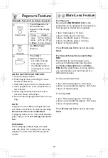 Preview for 20 page of Panasonic NN-SD755 Operating Instructions Manual