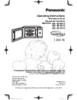 Panasonic NN-SD755S Operating Instructions Manual preview