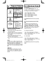 Preview for 20 page of Panasonic NN-SD755S Operating Instructions Manual