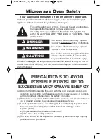 Preview for 2 page of Panasonic NN-SD762S Operating Instructions Manual