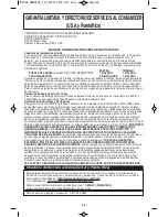 Preview for 58 page of Panasonic NN-SD762S Operating Instructions Manual