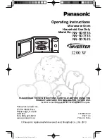 Preview for 1 page of Panasonic NN-SD763 Operating Instructions Manual