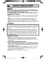 Preview for 9 page of Panasonic NN-SD763 Operating Instructions Manual