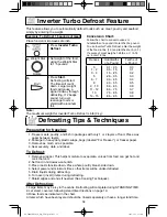 Preview for 20 page of Panasonic NN-SD763 Operating Instructions Manual