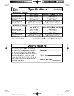 Preview for 34 page of Panasonic NN-SD763 Operating Instructions Manual