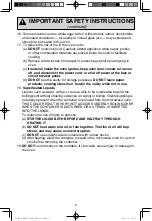 Preview for 5 page of Panasonic NN-SD763S Operating Instructions Manual