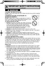 Preview for 6 page of Panasonic NN-SD763S Operating Instructions Manual