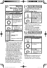 Preview for 18 page of Panasonic NN-SD763S Operating Instructions Manual