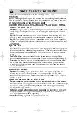 Preview for 9 page of Panasonic NN-SD765S Operating Instructions Manual