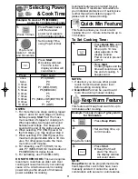 Preview for 13 page of Panasonic NN-SD768B Operating Instructions Manual