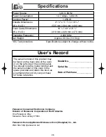 Preview for 28 page of Panasonic NN-SD768B Operating Instructions Manual