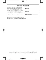 Preview for 36 page of Panasonic NN-SD775S Owner'S Manual